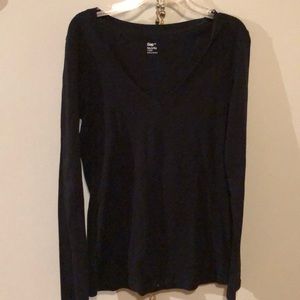 Gap Favorite V Neck Long Sleeve Shirt
